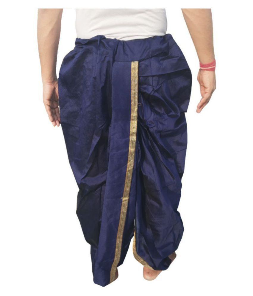 blue dhoti pants