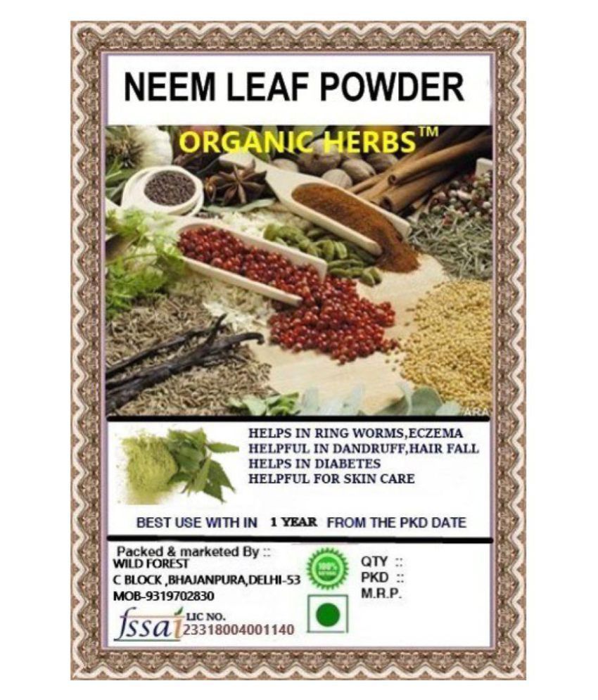 ORGANIC HERBS Neem Leaves Powder 400 gm Pack Of 1 Buy ORGANIC HERBS