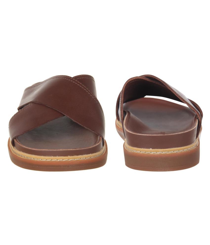 Clarks Brown Leather Sandals - Buy Clarks Brown Leather Sandals Online ...