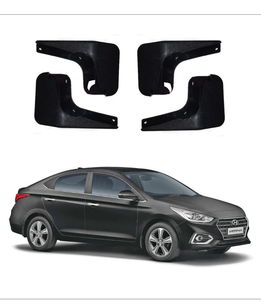 Trigcars Hyundai Verna 2018 Car Mudflap Set Of 4 Free Car Bluetooth Buy Trigcars Hyundai Verna 2018 Car Mudflap Set Of 4 Free Car Bluetooth Online At Low Price In India On Snapdeal