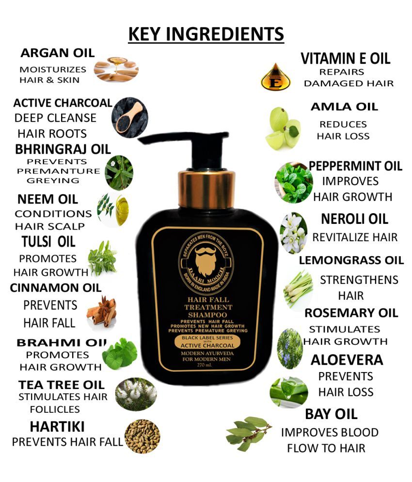 DAARIMOOCH Ayurvedic Hair Fall Treatment Kit Anti Hair Fall Shampoo