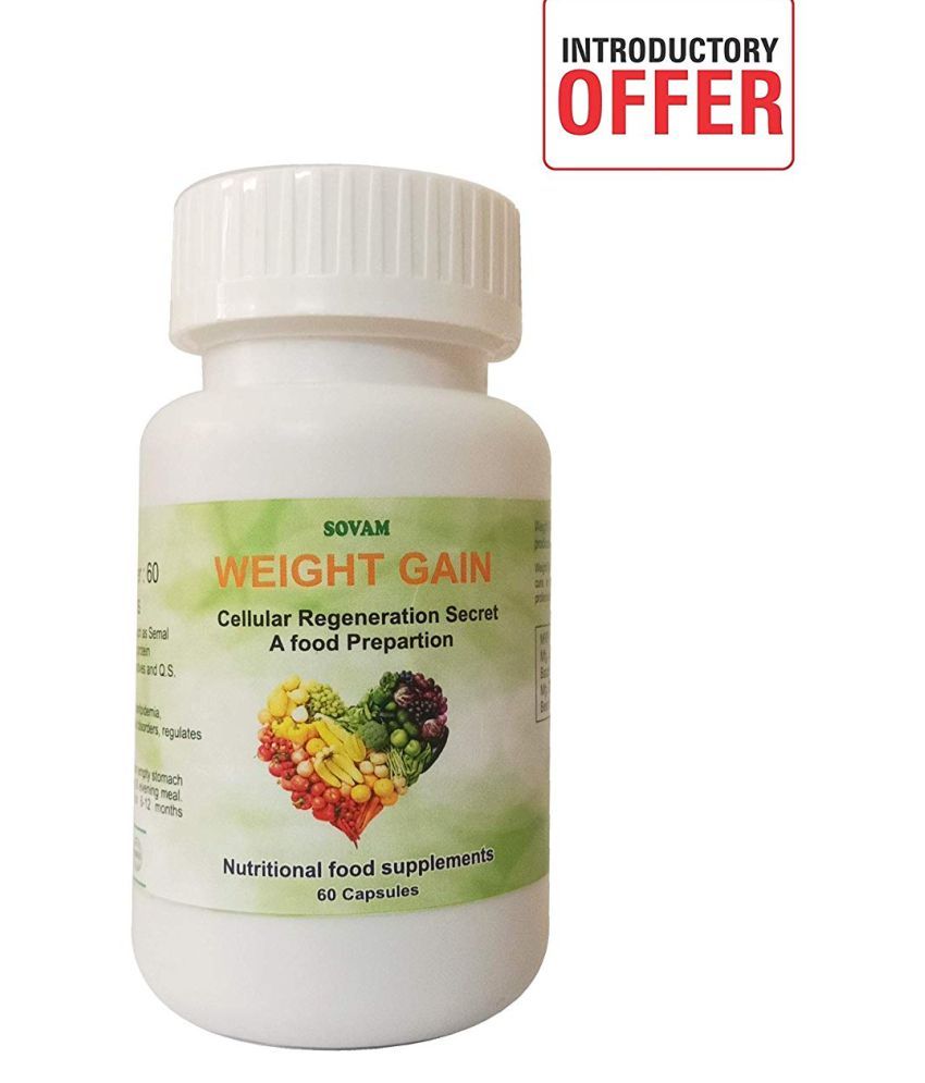 sovam Weight Gain Capsules Weight Gainer Capsule 60 gm Buy sovam