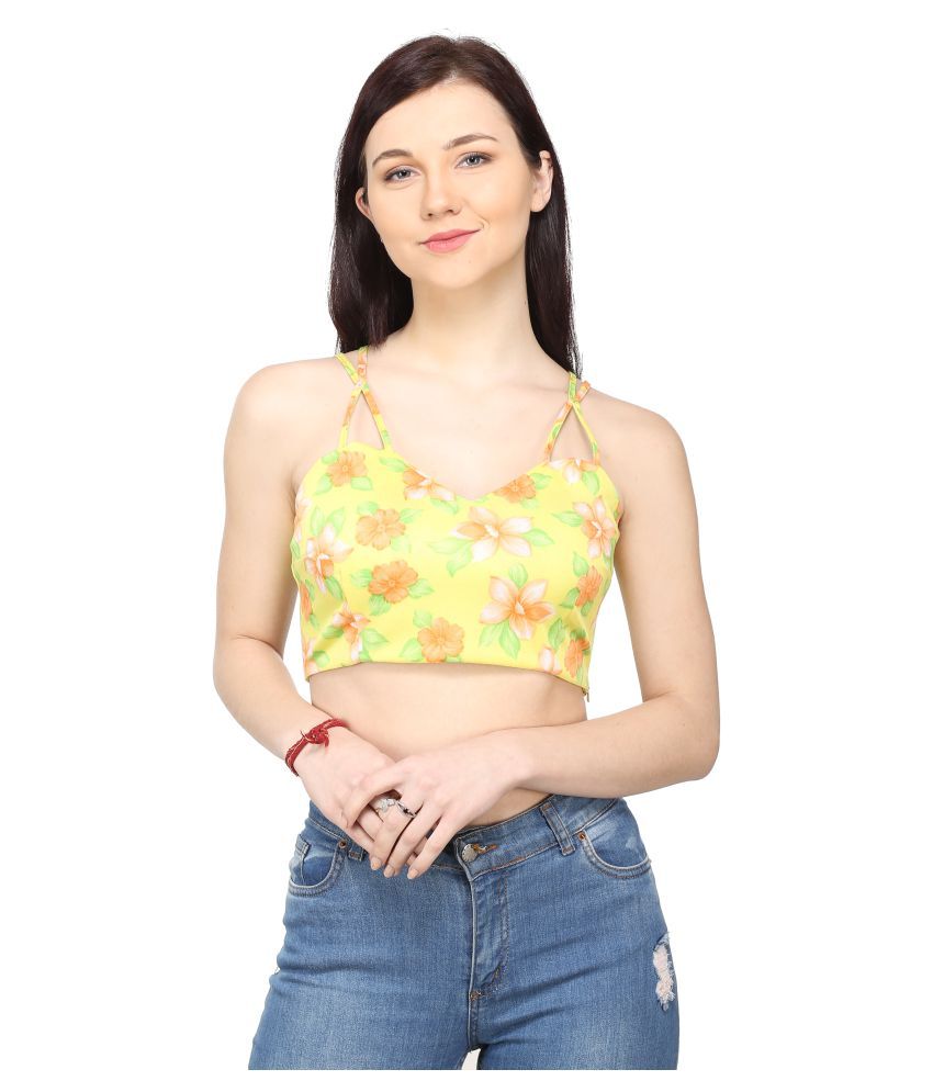     			Ess Emm Clothing Cotton Bralette - Orange