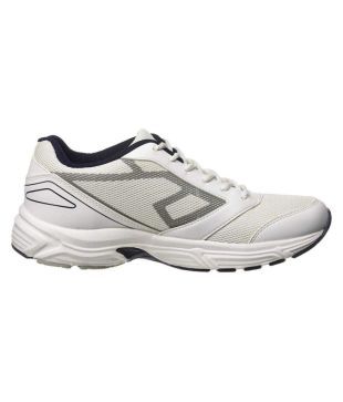 BATA Gallop White Running Shoes 