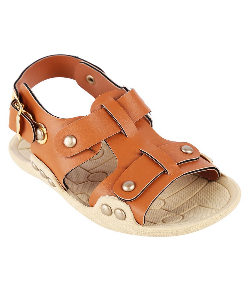 baby boy tan sandals