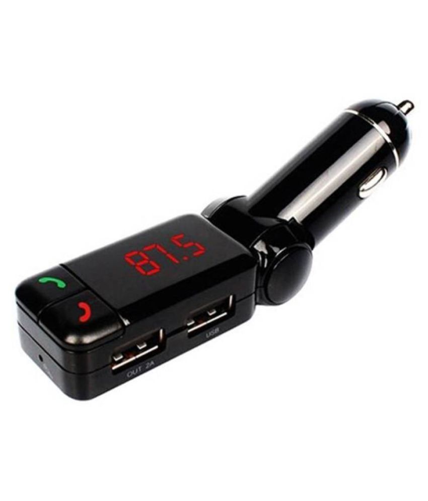 ROOQ Car Mobile Charger bluetooth transmitt. Black Buy ROOQ Car Mobile
