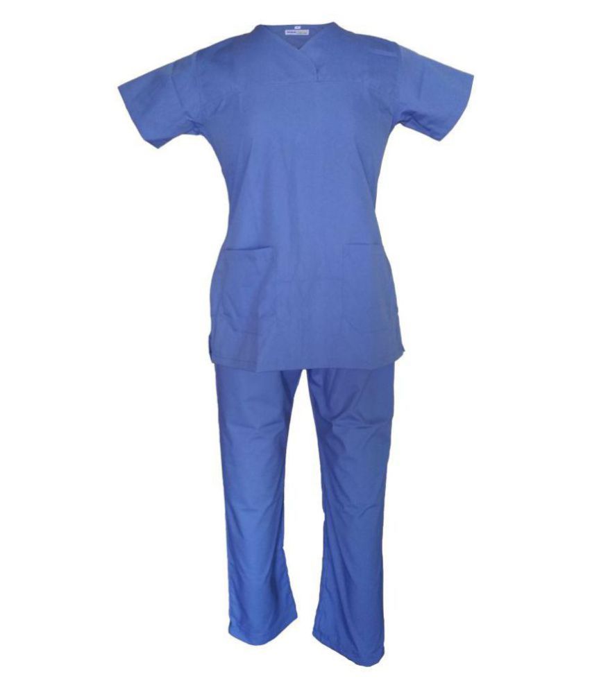 LOYAL NEEDS Hospital Scrub suit Female Ceil Blue Staff M Buy LOYAL