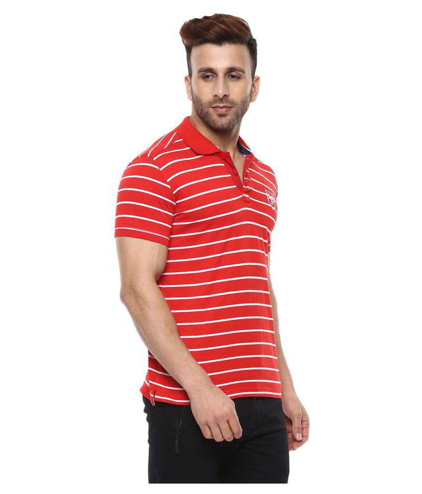 Mufti Red Slim Fit Polo T Shirt - Buy Mufti Red Slim Fit Polo T Shirt ...