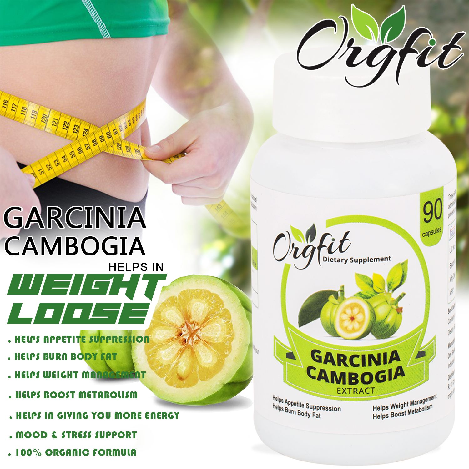 Orgfit Garcinia Cambogia For Weight Loss 90 No S Fruit Buy Orgfit Garcinia Cambogia For Weight