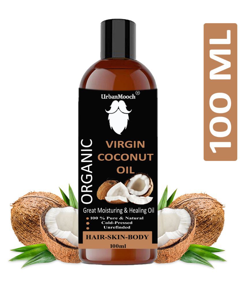 Urbanmooch 100 Pure And Natural Castor Oil And Virgin Coconut Oil 200 Ml Pack Of 2 Buy Urbanmooch 
