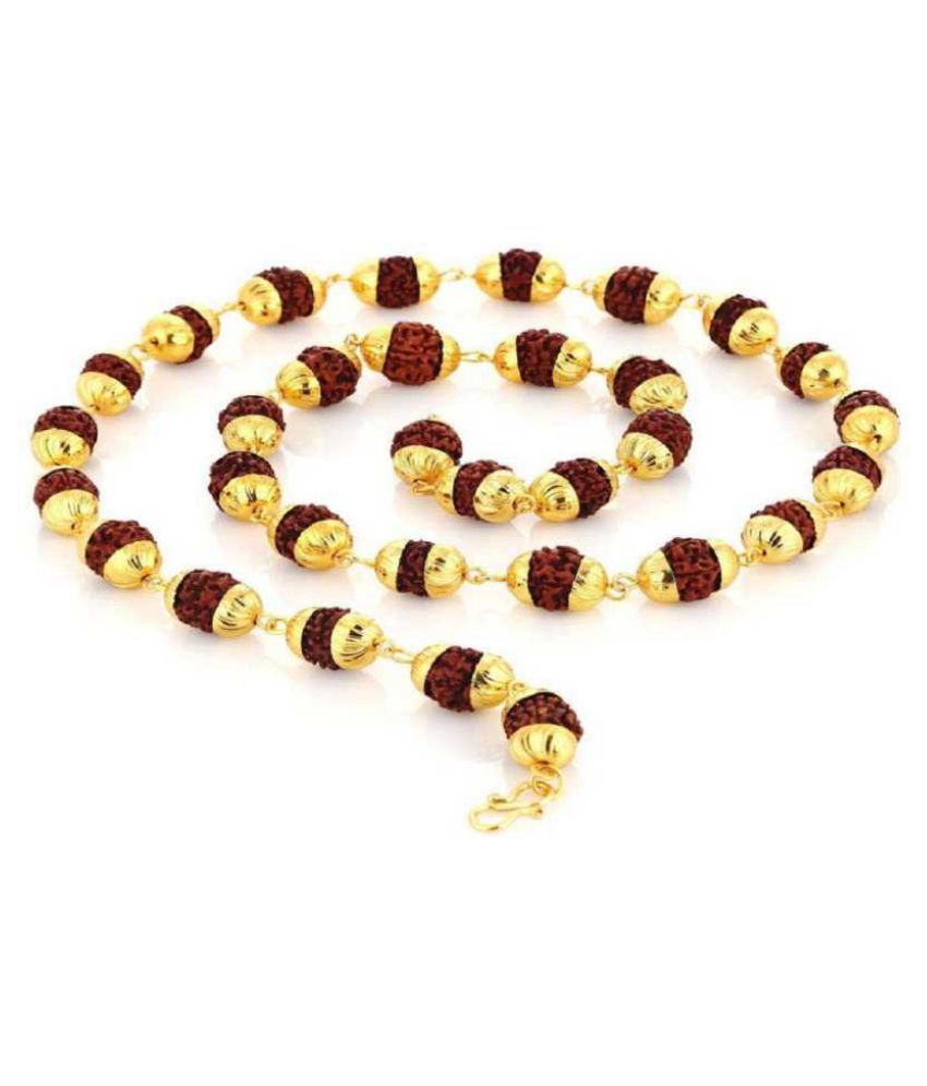     			Rudraksh Gold Plated Chain