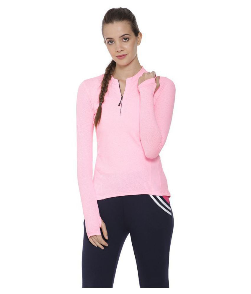     			Campus Sutra Polyester Jerseys - Pink