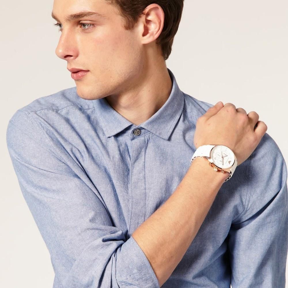 Buy Emporio Armani Ar 5919 White Sportivo Chronograph Wrist Watch online |  Looksgud.in