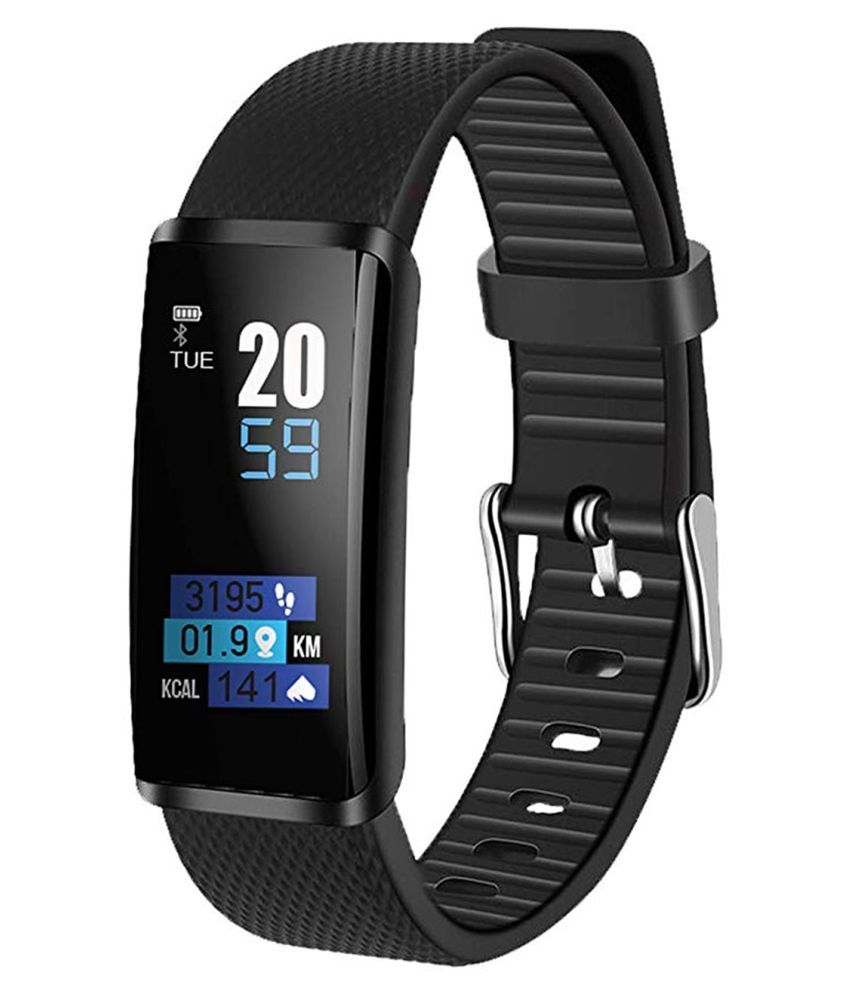 Toreto Fitness  Tracker  Smart  Watches  Black Wearable 