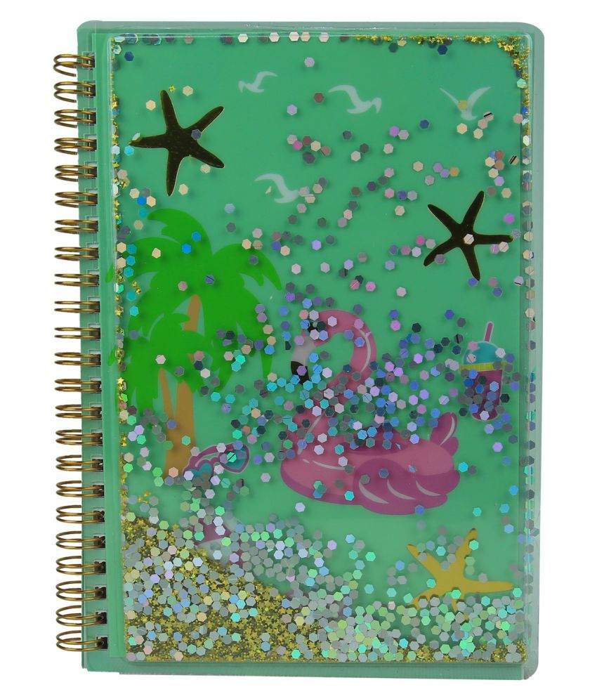 Smily Kiddos | Twinkle Metallic Spiral Notebook (Light Blue) | Kids ...