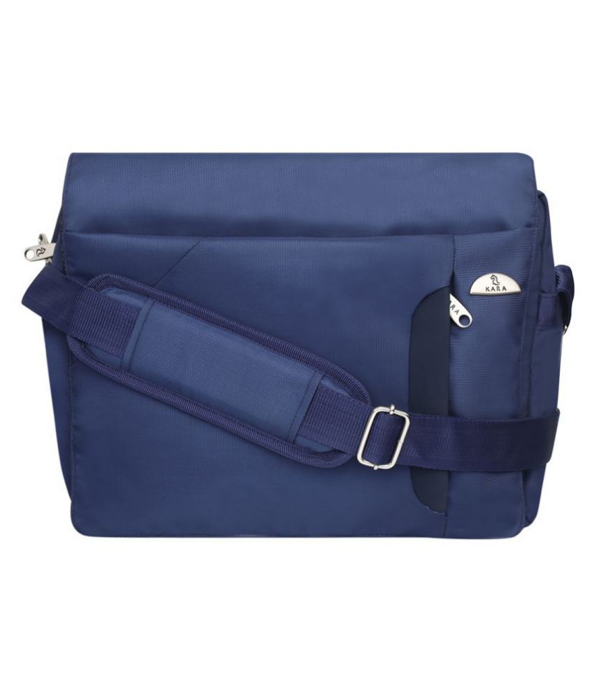 Kara Blue Nylon Casual Messenger Bag Buy Kara Blue Nylon Casual Messenger Bag Online at Low