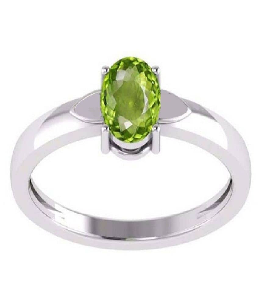 55Carat Natural Peridot Ring | August Birthstone, Handmade Sterling Silver, Sizes 4-13.5 - View #8