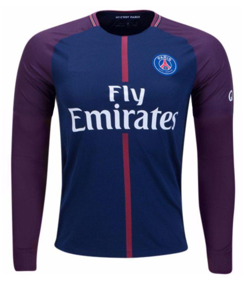 PSG HOME LONG SLEEVES JERSEY (ONLY JERSEY)201718 Buy Online at Best