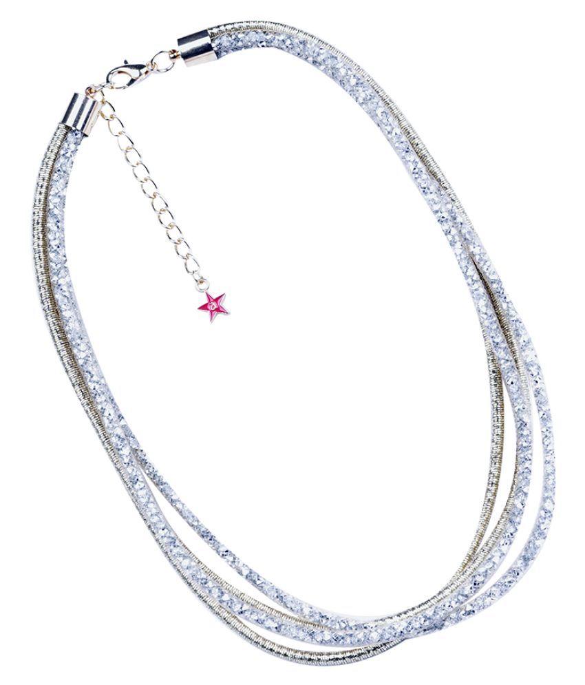 Ayesha Silver Collar Designer Necklace - Buy Ayesha Silver Collar ...