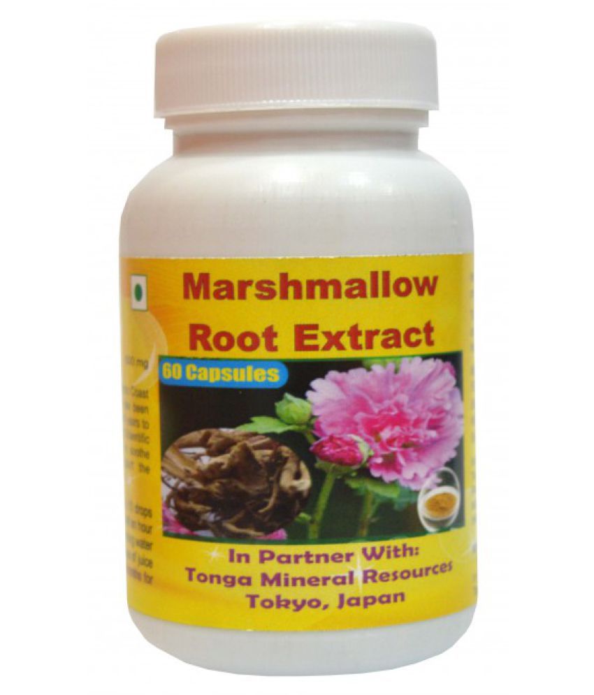 Tonga Herbs Marshmallow Root Extract Capsules 60 Capsules (Buy Any