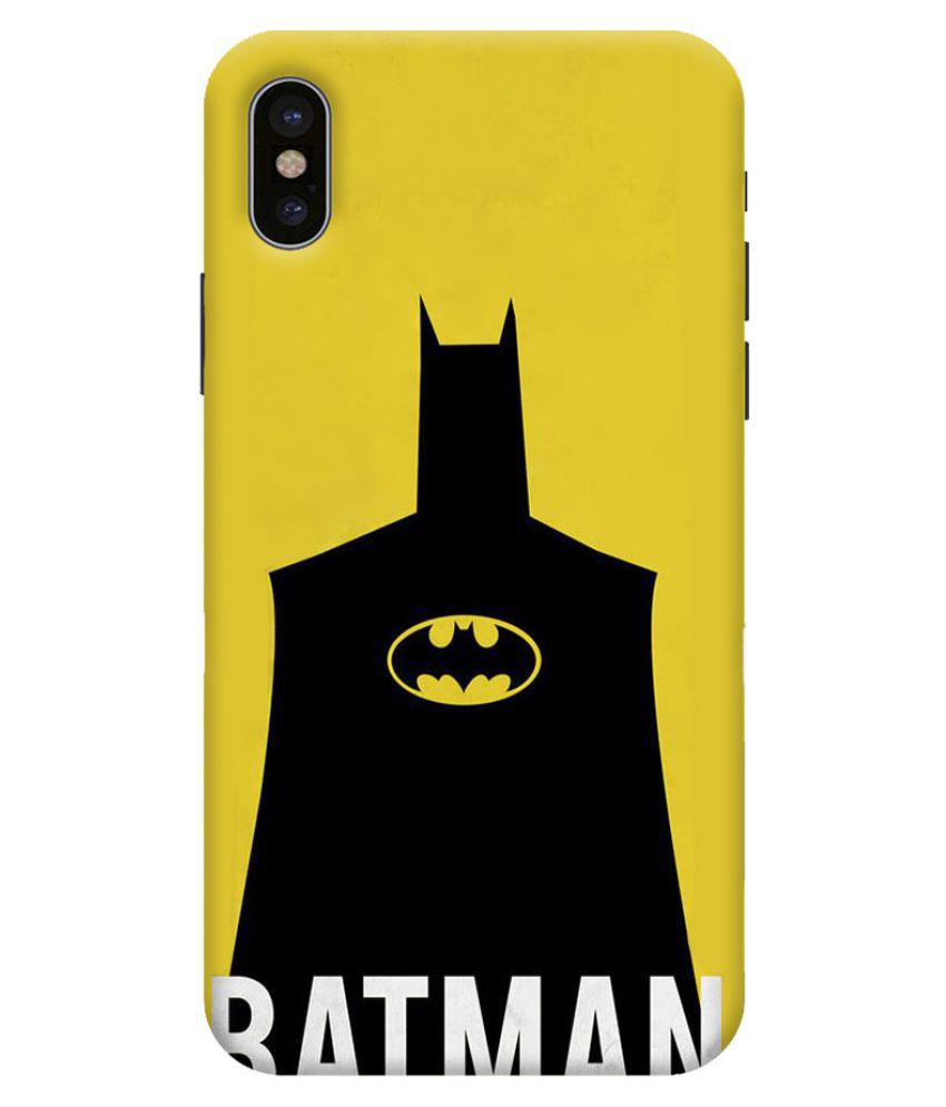 Apple iPhone X Printed Cover By Digi Swipes Minimalist Batman Mobile Back  Cover and Cases Raised Lip for screen protection. - Printed Back Covers  Online at Low Prices | Snapdeal India