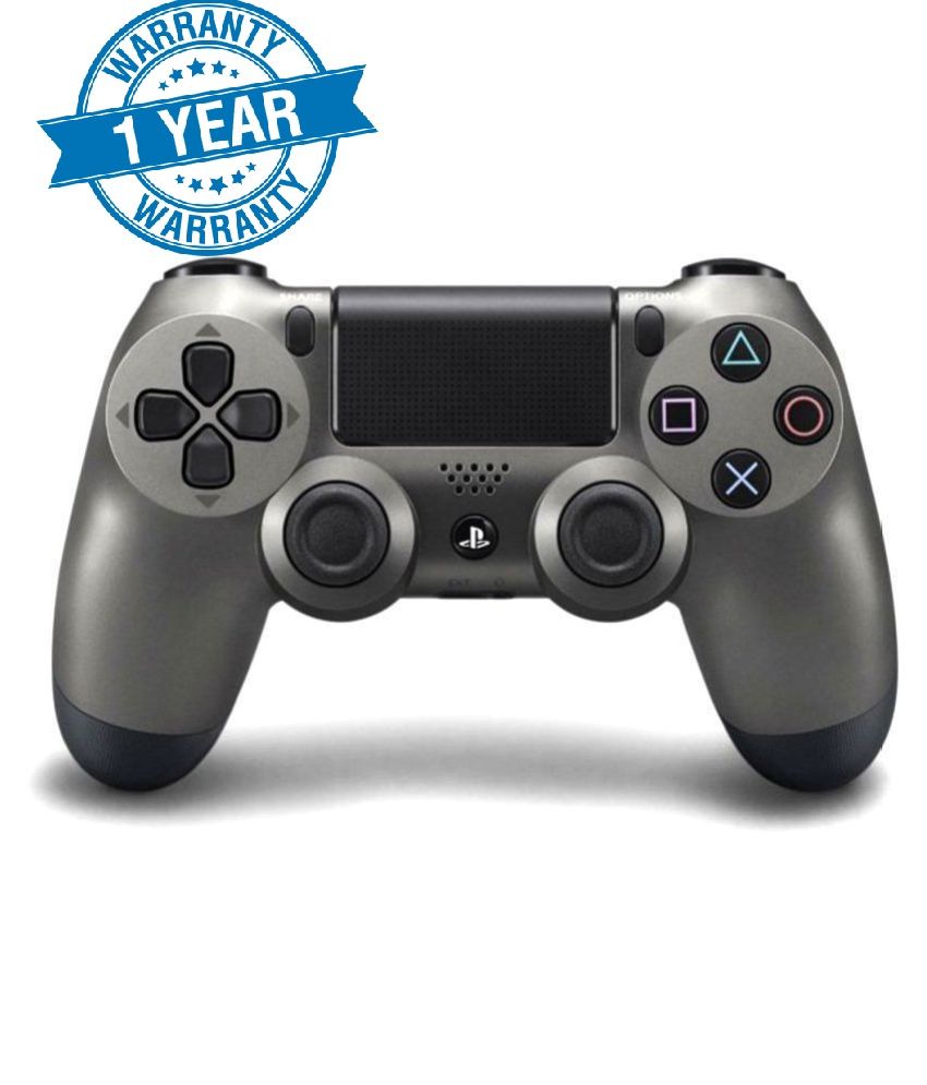 Buy Sony Dualshock 4 V2 - Steel Black Controller For PS4 ...