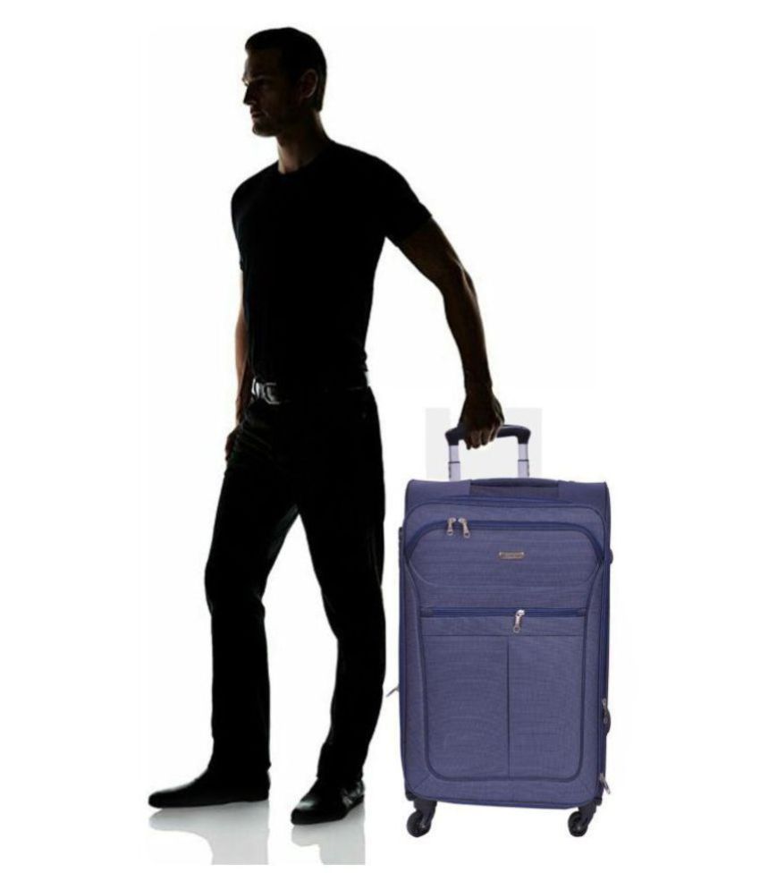 Times Bags Blue M( Between 61cm69cm) Cabin Soft 1TB4W Luggage Buy