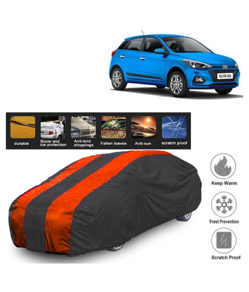 QualityBeast Car Body Cover for Hyundai i20 Elite [20142015] RedBlue