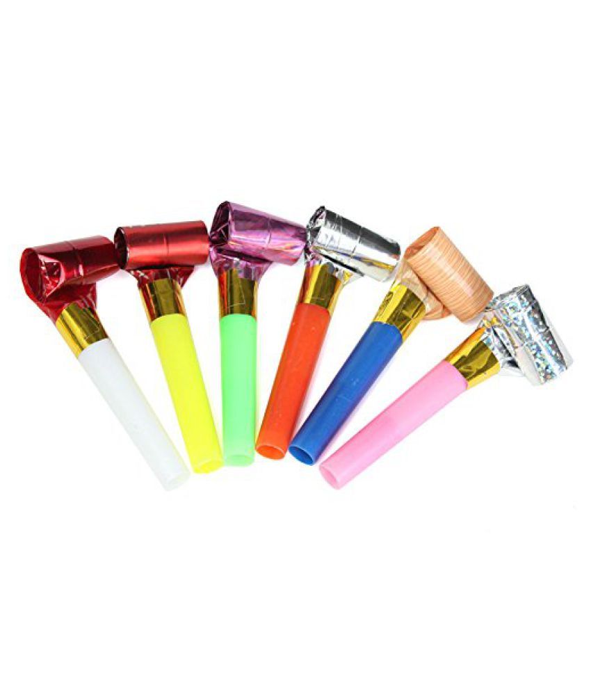 Party Whistle Blowouts Multi Color (Pack of 25) Buy Party Whistle