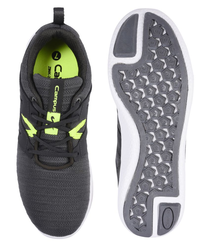 Campus ZINK-2 Gray Running Shoes - Buy 