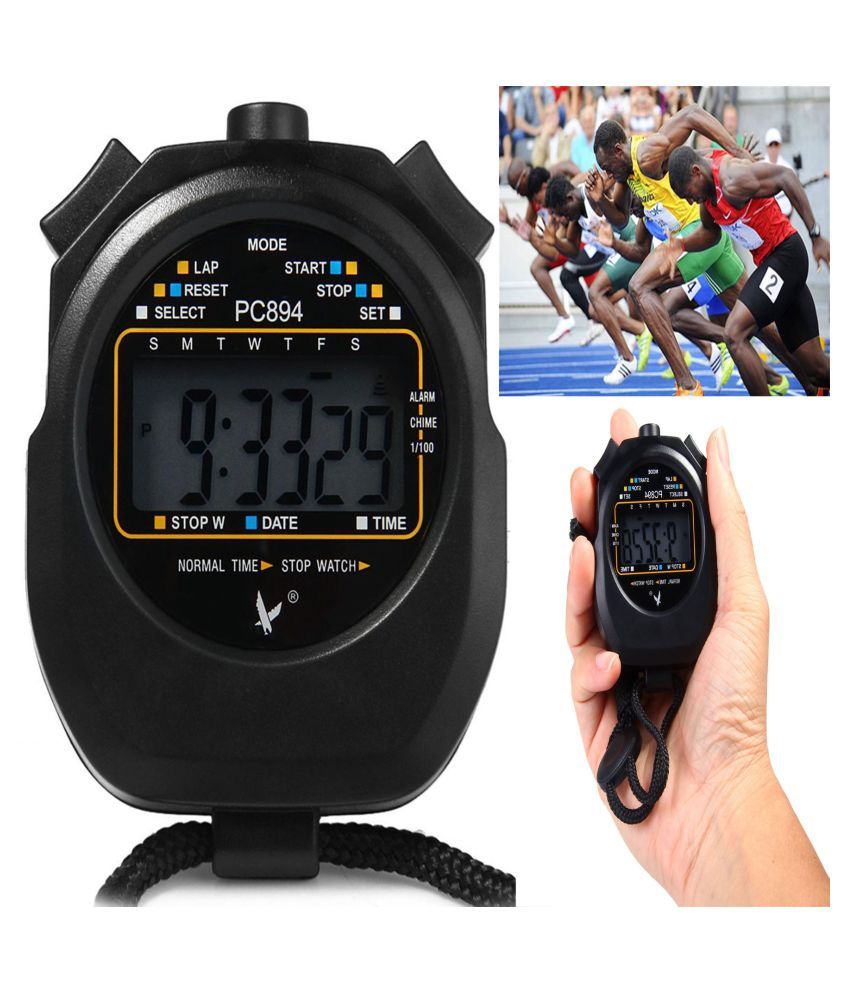 Kalopsia Industries Plastic Black Stopwatch Xxs Buy Online At Best Price On Snapdeal
