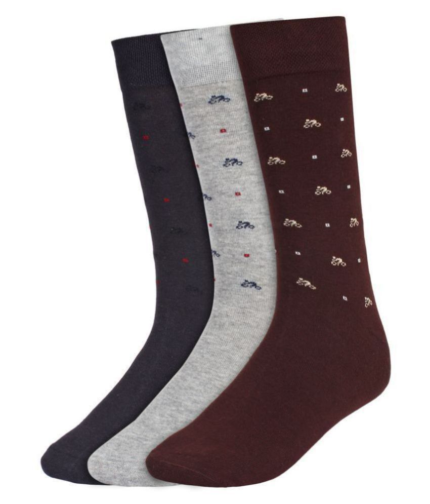     			Creature Brown Formal Full Length Socks