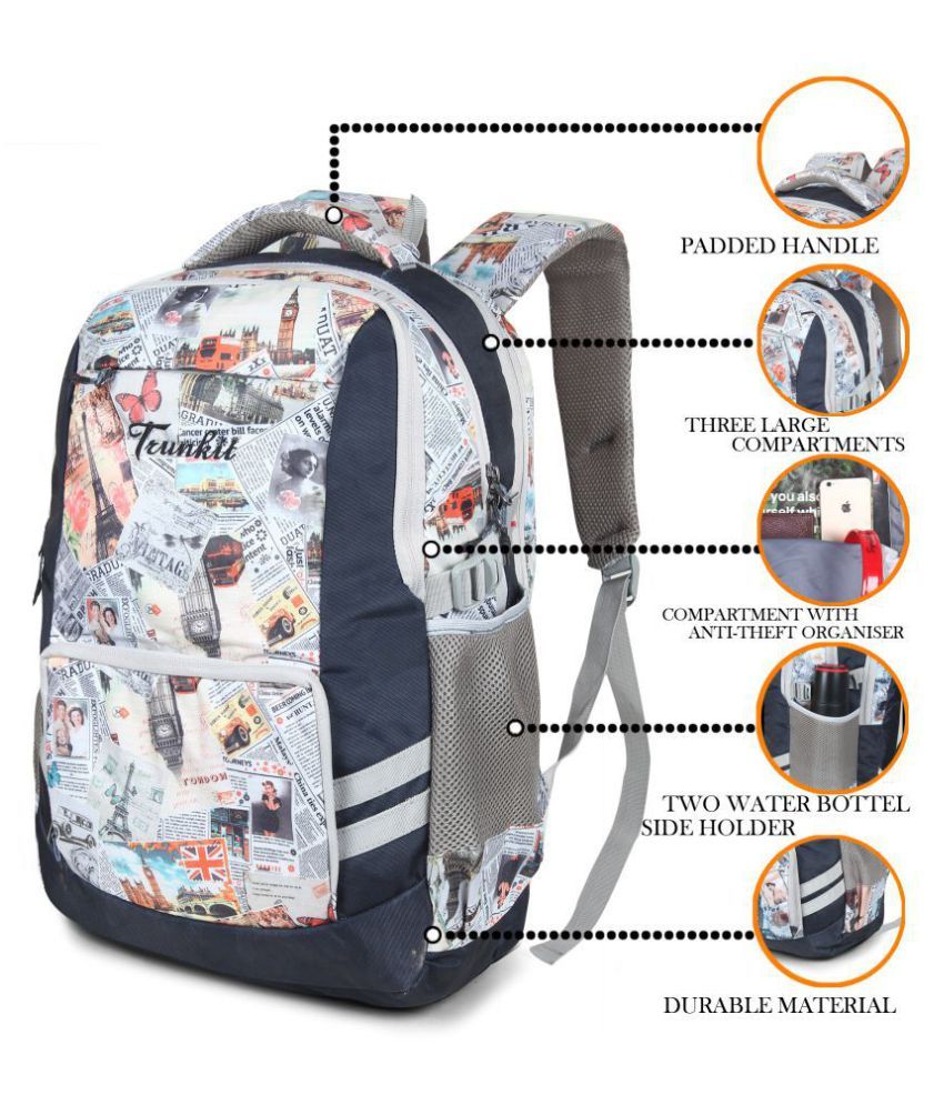 trunkit Multi School Bag 30 Ltr for Boys & Girls Buy Online at Best Price in India Snapdeal