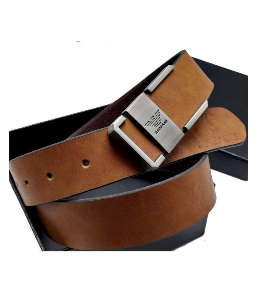 armani leather belt price