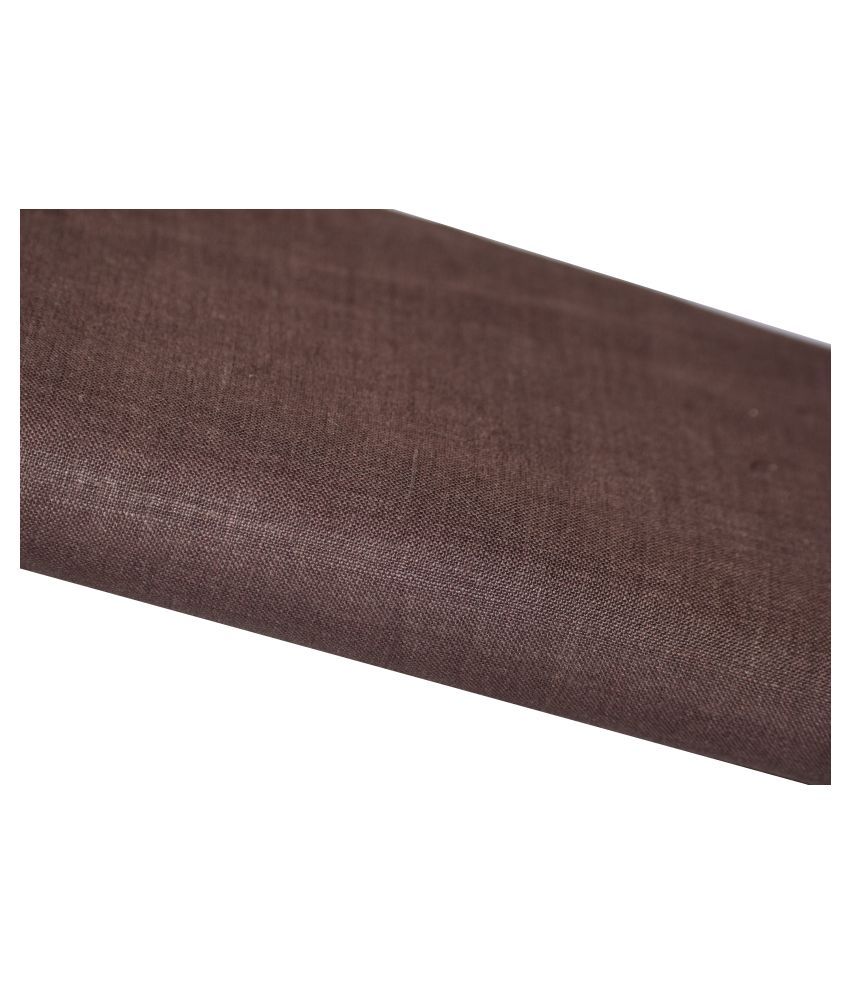 punekar cotton khadi Brown Linen 