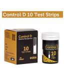 Control D Blood Glucose Monitor(Pack of 10 Strips, Black)