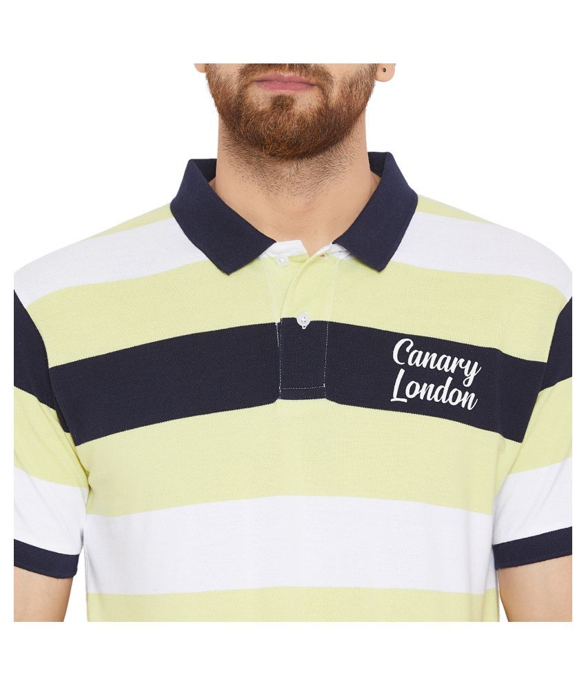 canary yellow polo shirts