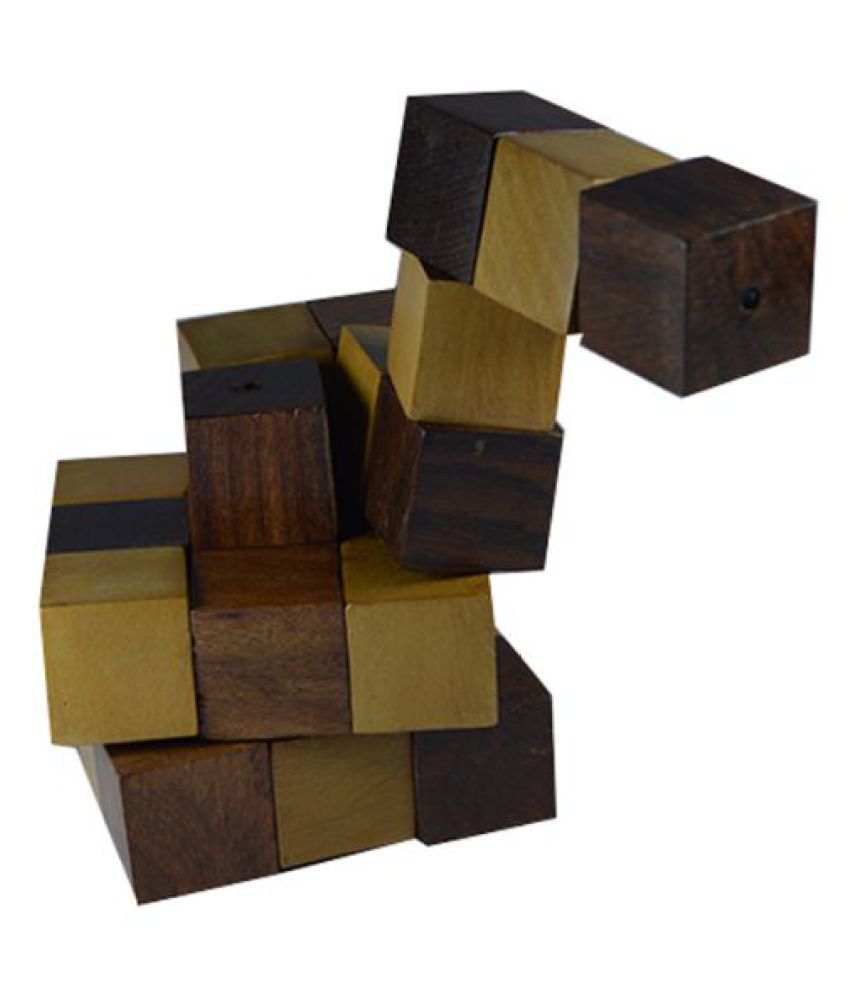 Craftuno Handcrafted Wooden Snake Cube Puzzle - Buy Craftuno ...