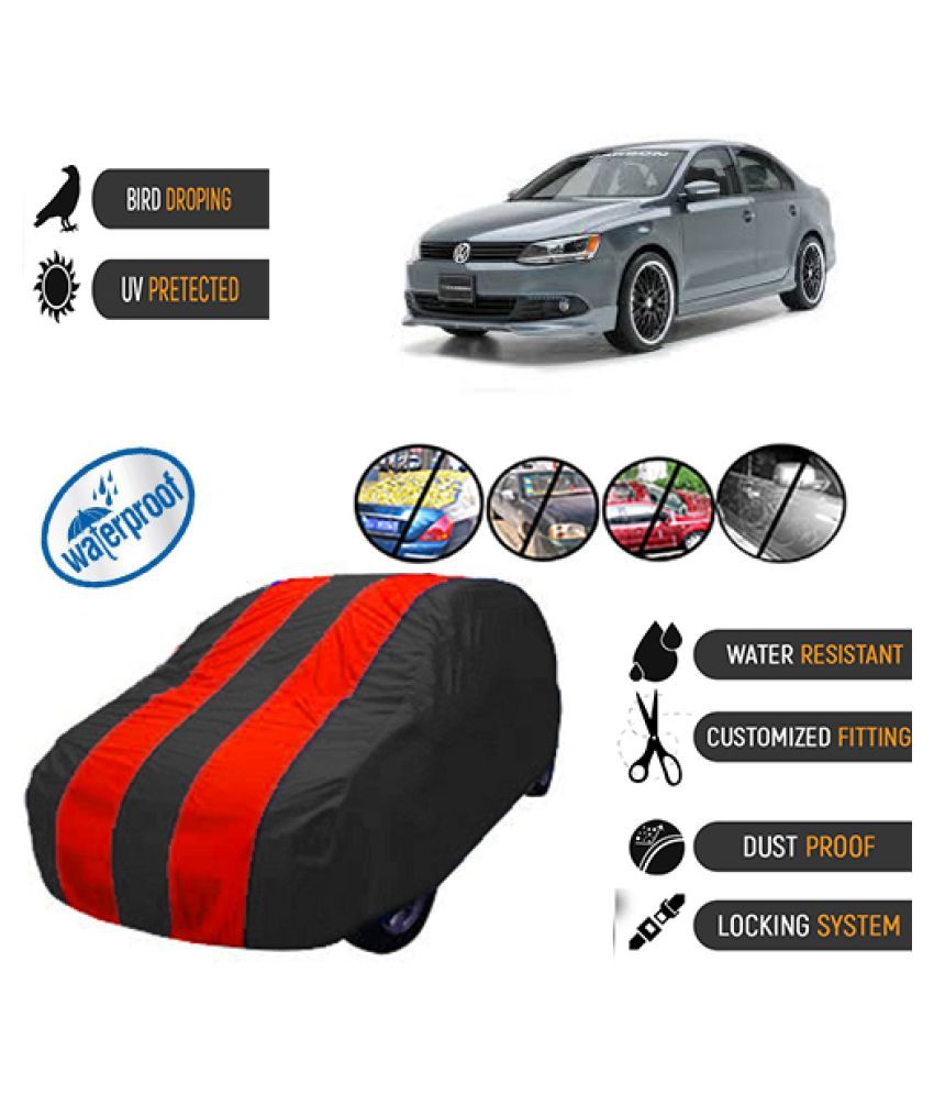 QualityBeast Car Body Cover for Volkswagen Jetta [20112015] Grey Blue