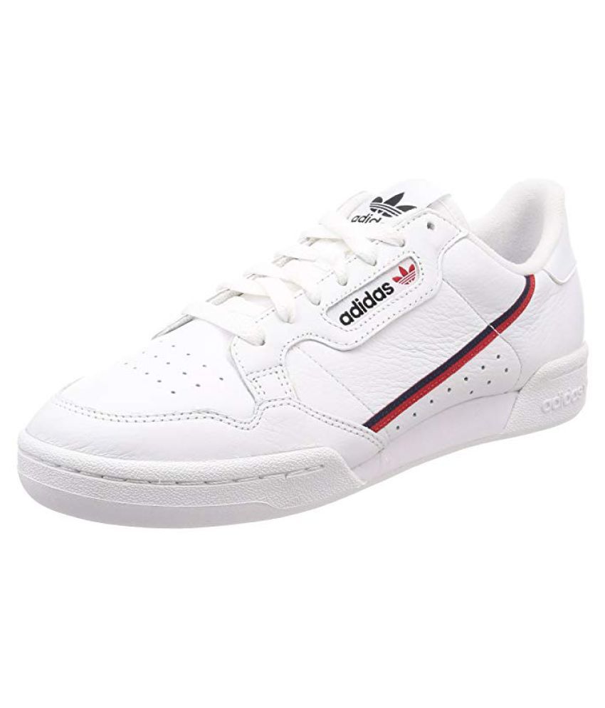 Adidas CONTINENTAL 80 White Running Shoes - Buy Adidas CONTINENTAL 80 ...