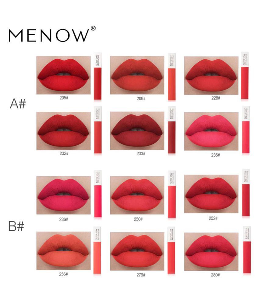 MN Menow Womens Girls Lip Gloss Liquid Lip Gloss Long Lasting