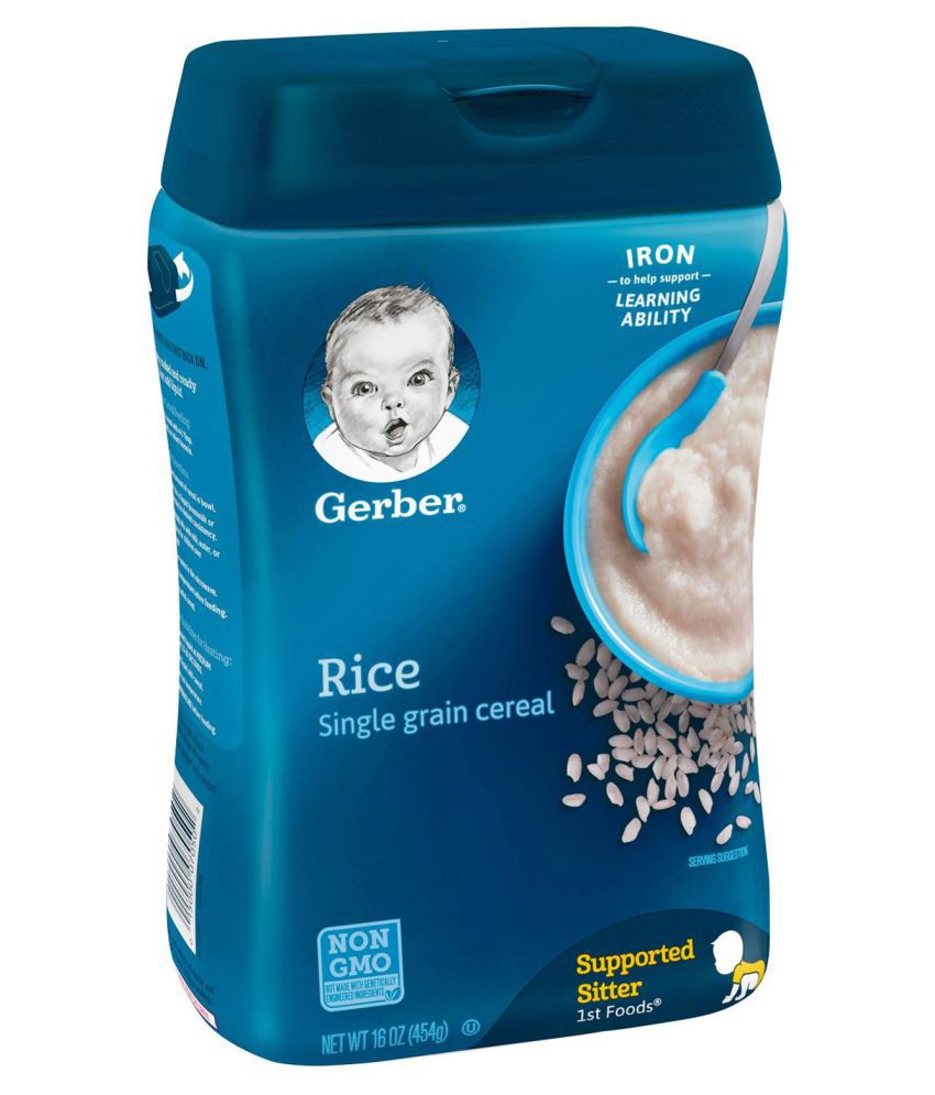 Gerber Rice Cereal - 454G (16oz) (Pack of 6) Infant Cereal for 6 Months