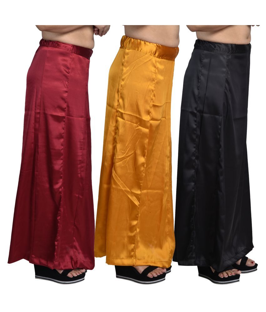 DUI KONNA Multicoloured Satin Petticoat Price in India Buy DUI KONNA Multicoloured Satin