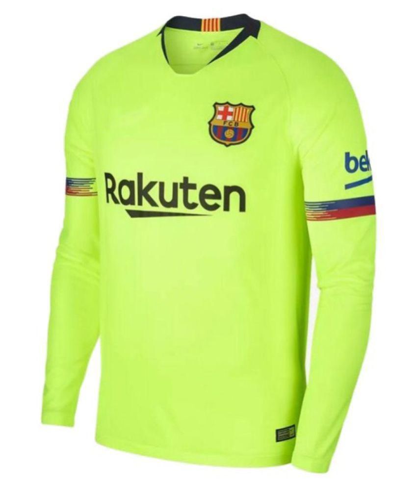 barcelona green jersey