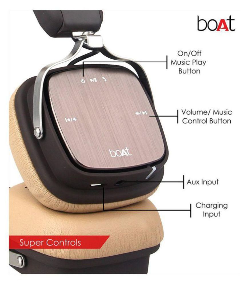 Boat ROCKERZ 600 Over Ear Wireless With Mic Headphones/Earphones Buy