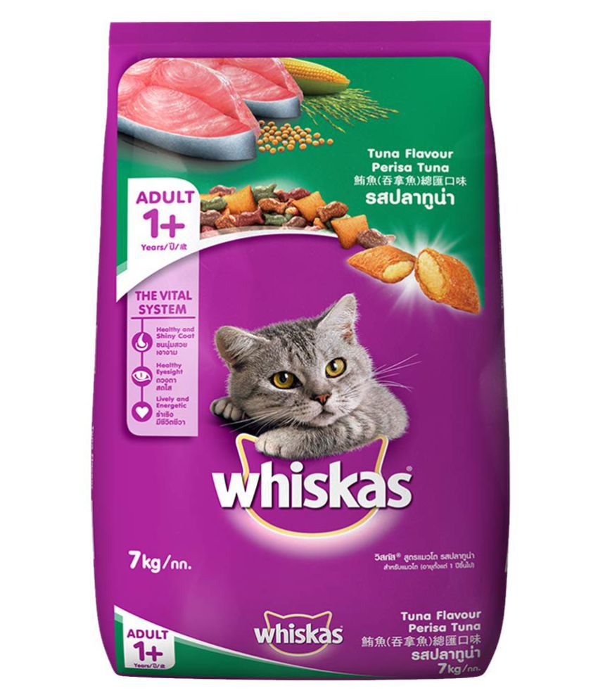 Whiskas Dry Cat Food, Tuna flavour for Adult cats (+1 year