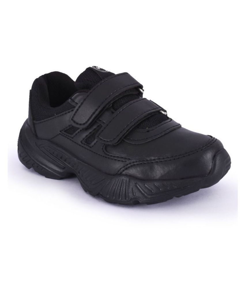     			BINGO-151V Black colored school shoes for boys
