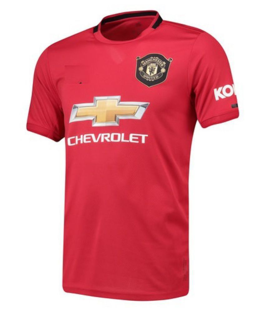 Manchester United Home Jersey (ONLY JERSEY) 2019-20: Buy Online at Best ...
