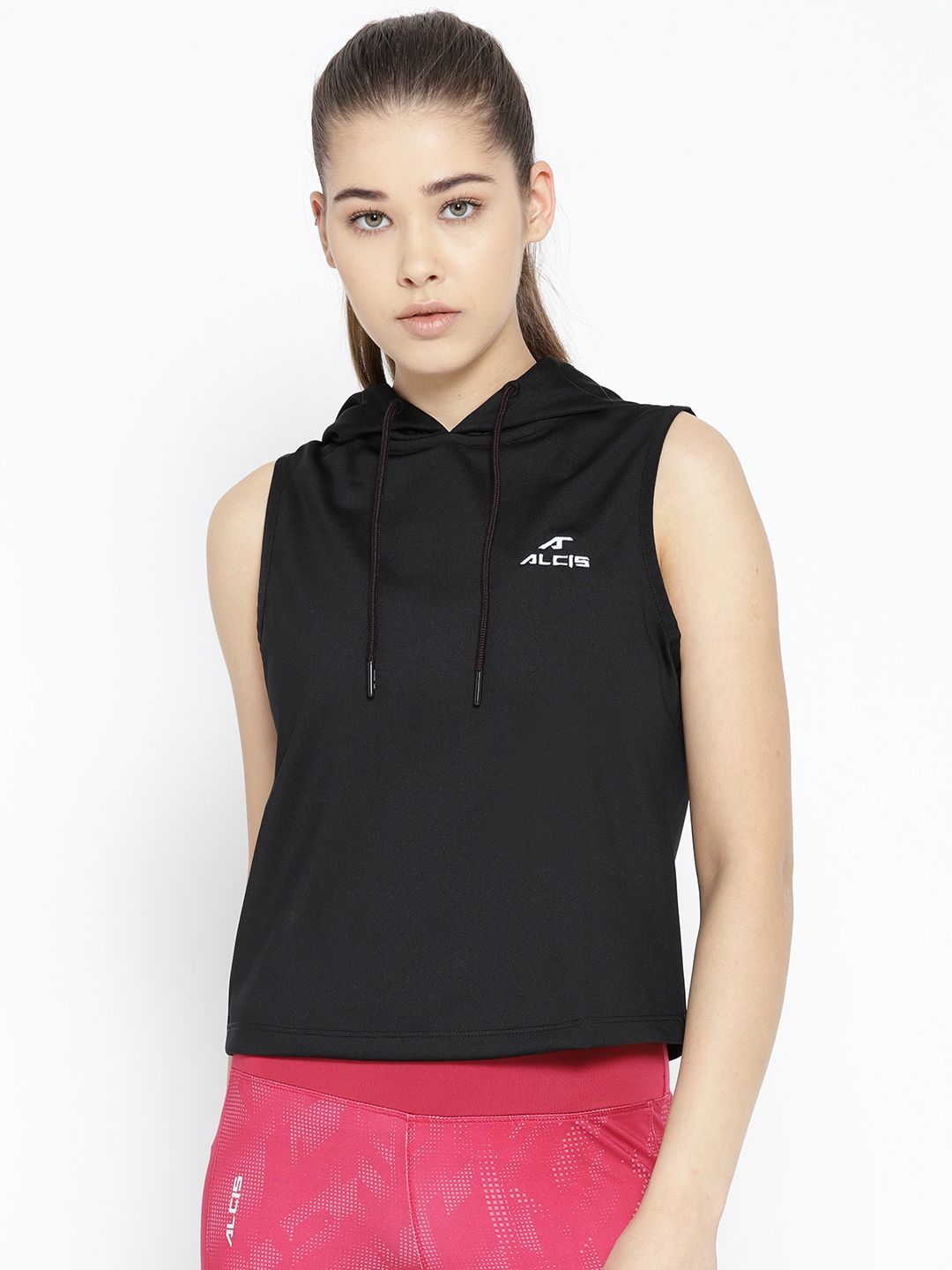     			Alcis - Black Polyester Women's Sweatshirt