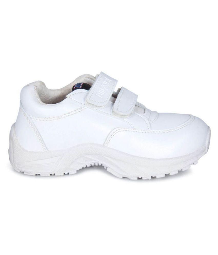 Bush Velcro Gola White Shoes Price in India- Buy Bush Velcro Gola White ...